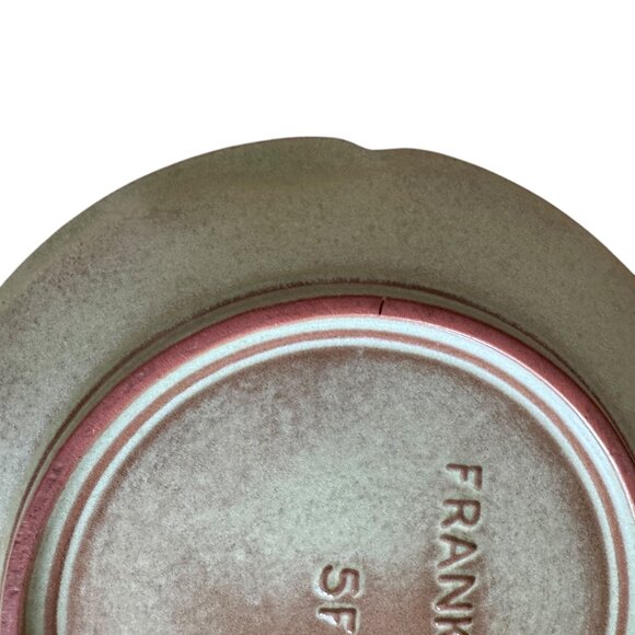 Vintage Frankoma Plainsman Prairie Green Luncheon Plate 5FS - Picture 4 of 10